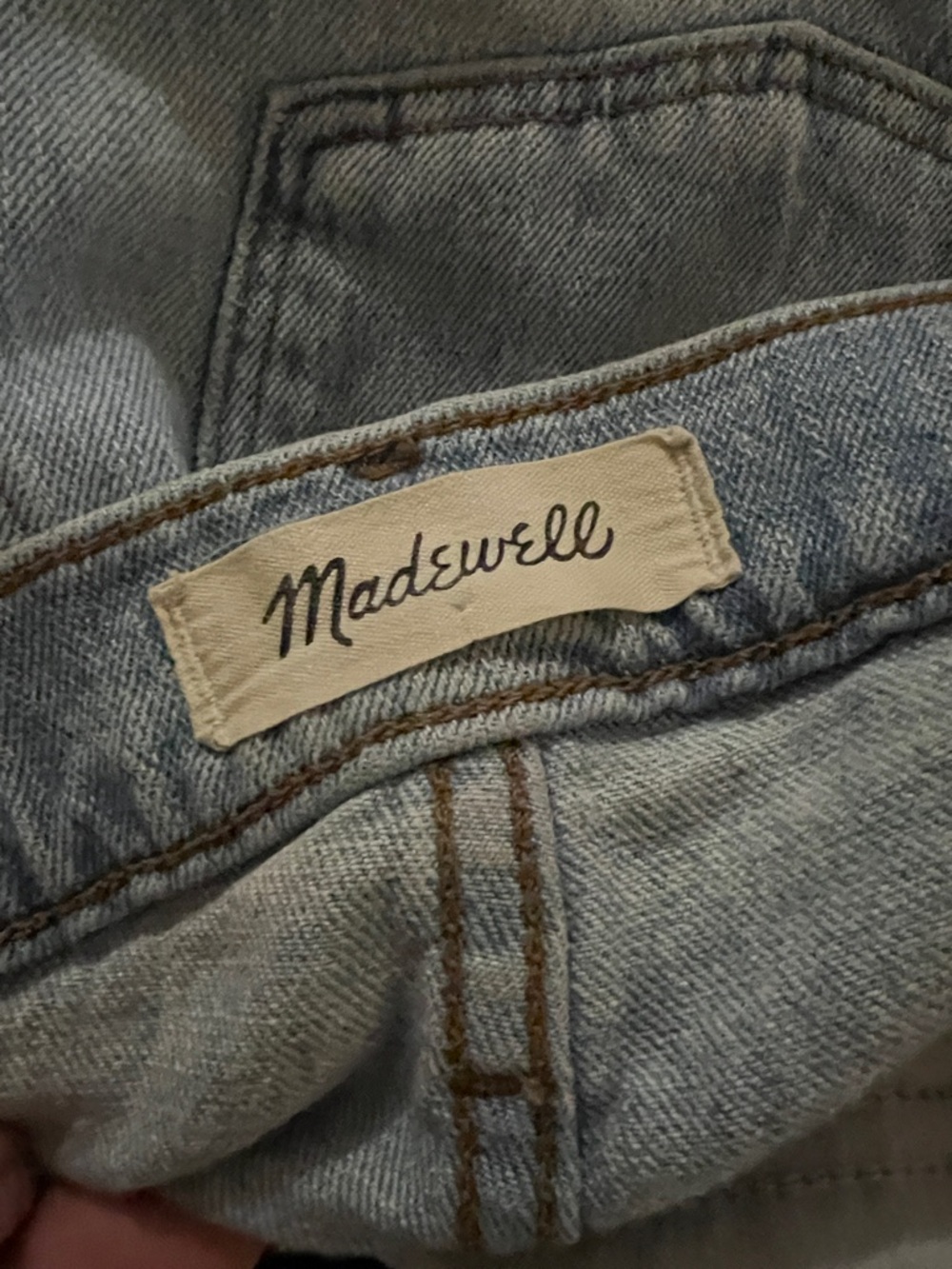 Madewell Classic Straight Jeans in Meadowland Wash size 25 - Picture 7 of 9